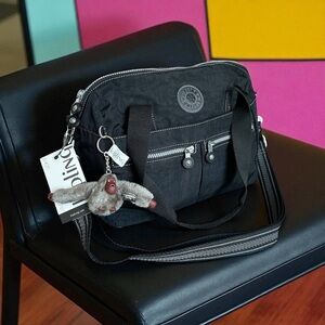 Kipling Klara Shoulder Bag Crossbody Black